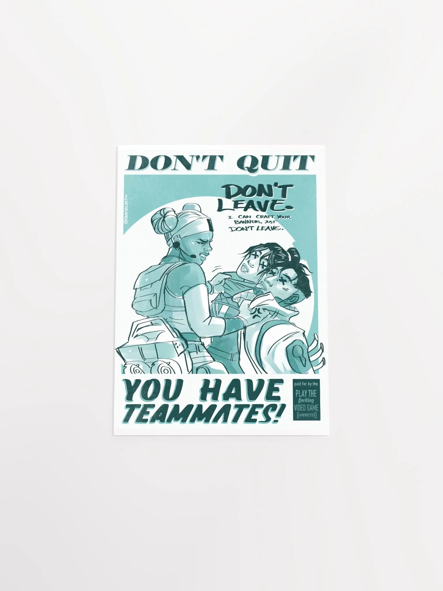 Print: DON'T LEAVE! product image (7)