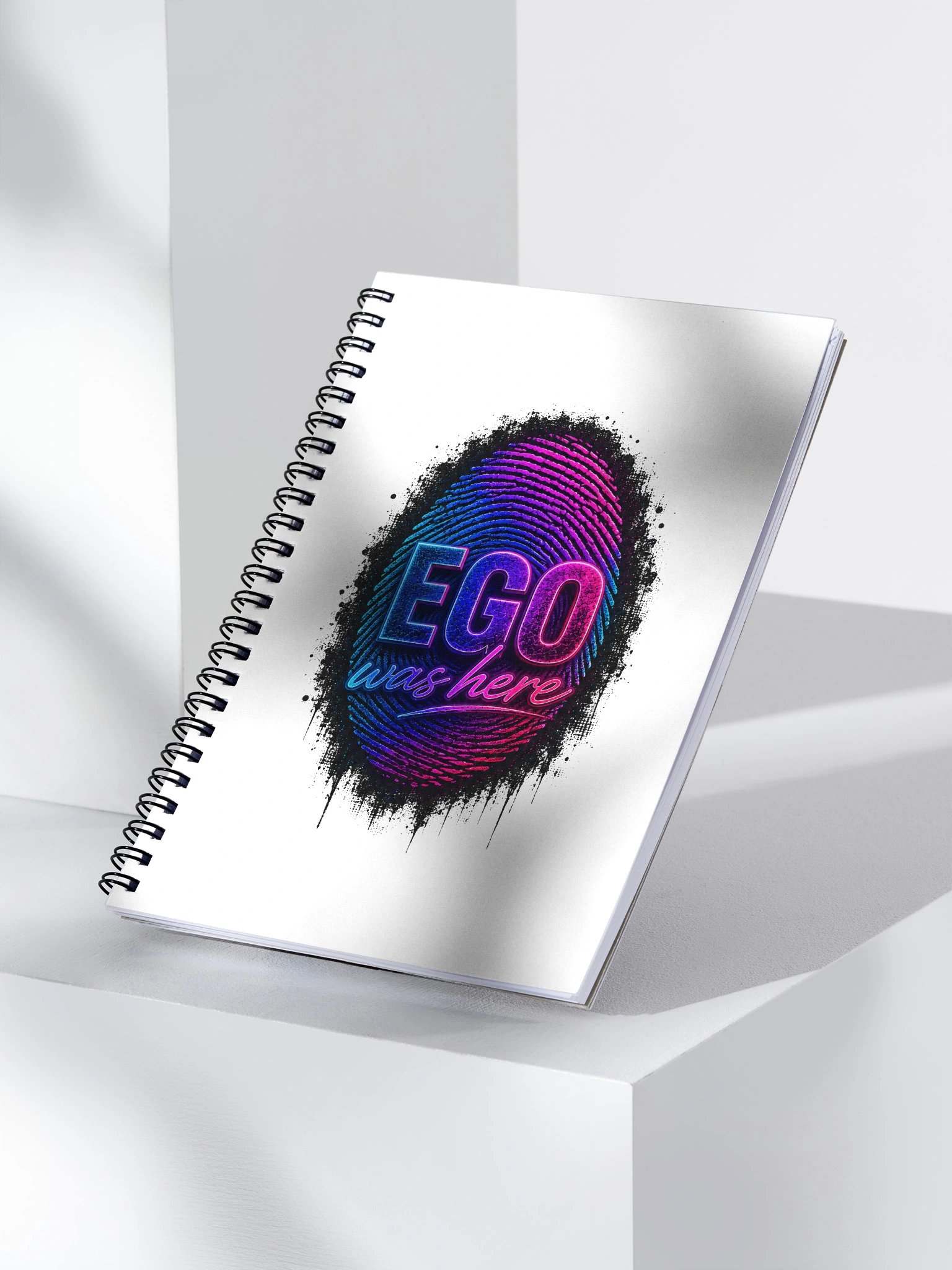 Fingerprint Spiral Notebook product image (2)