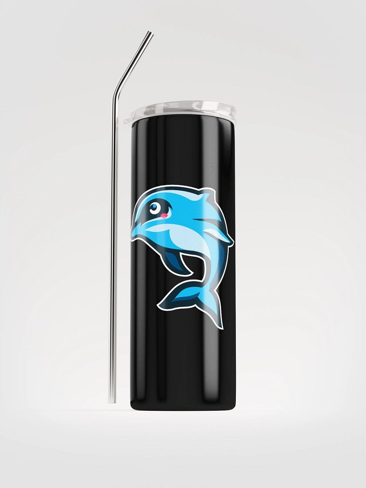 Playful Dolphin Stainless Steel Tumbler product image (1)