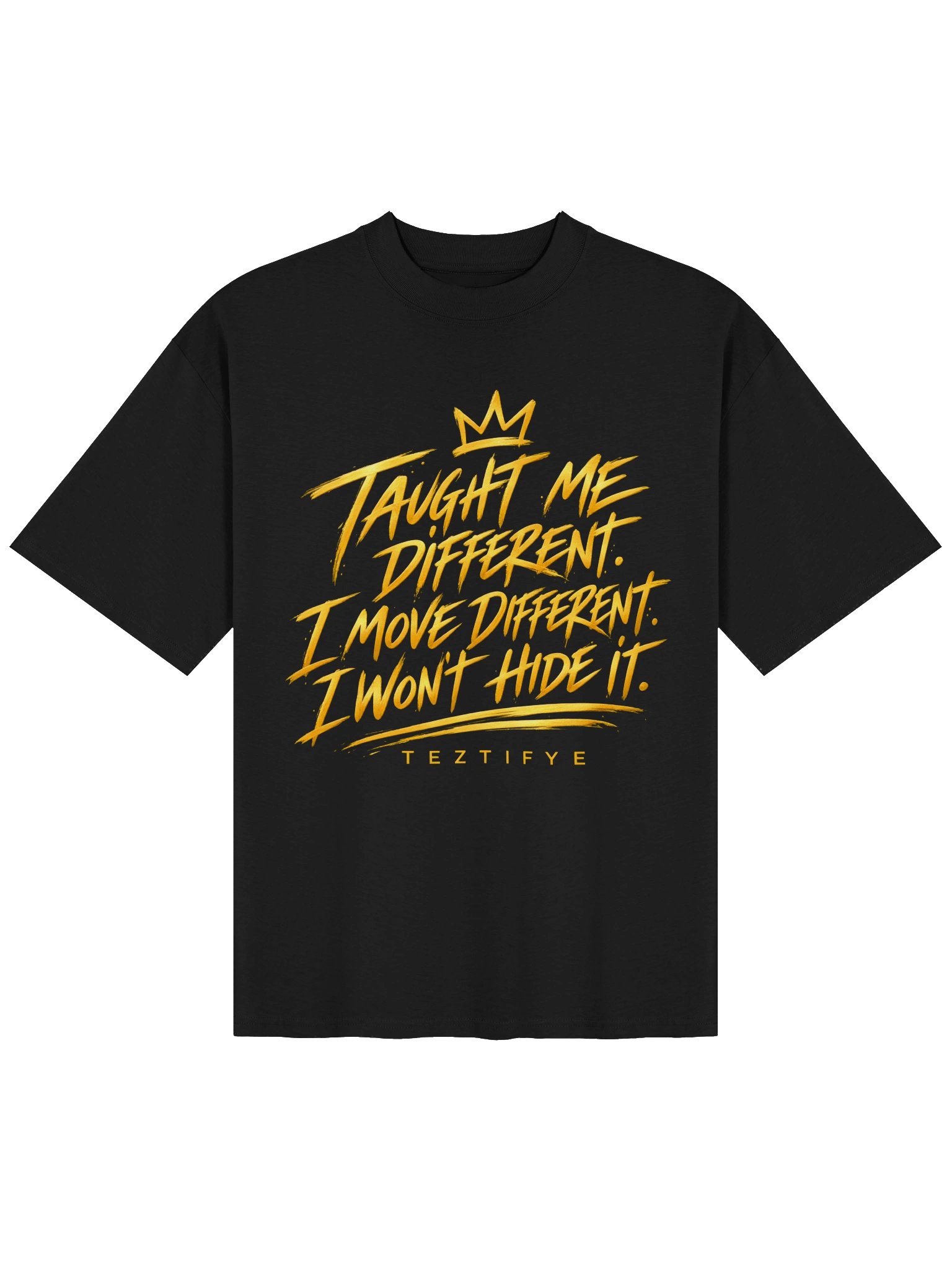 Taught Me Different Oversized Tee product image (1)