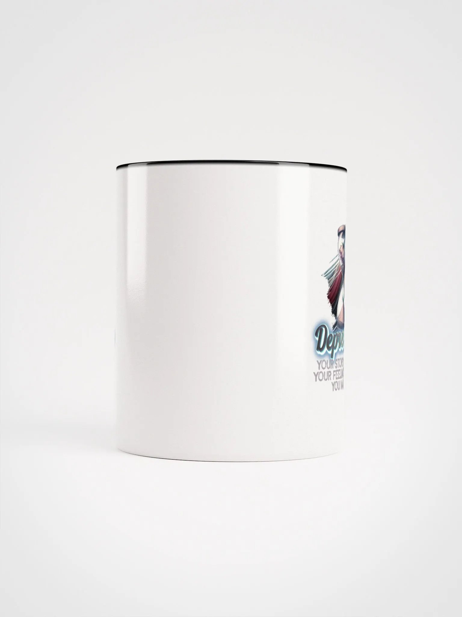 Depression Ceramic Mug with Color Inside product image (53)