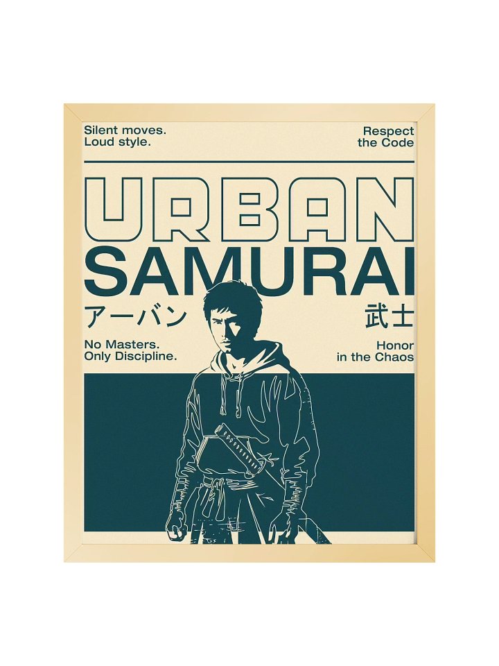 Urban Samurai Framed Poster product image (1)