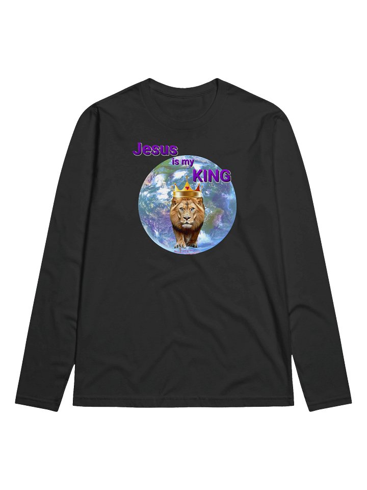 Jesus is my King Men's Long Sleeve Shirt product image (1)