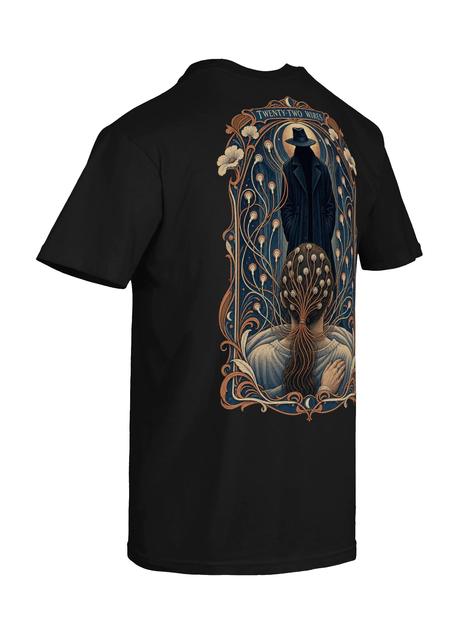 Twenty-Two Wires — Hat Man Gothic Horror T-Shirt product image (22)