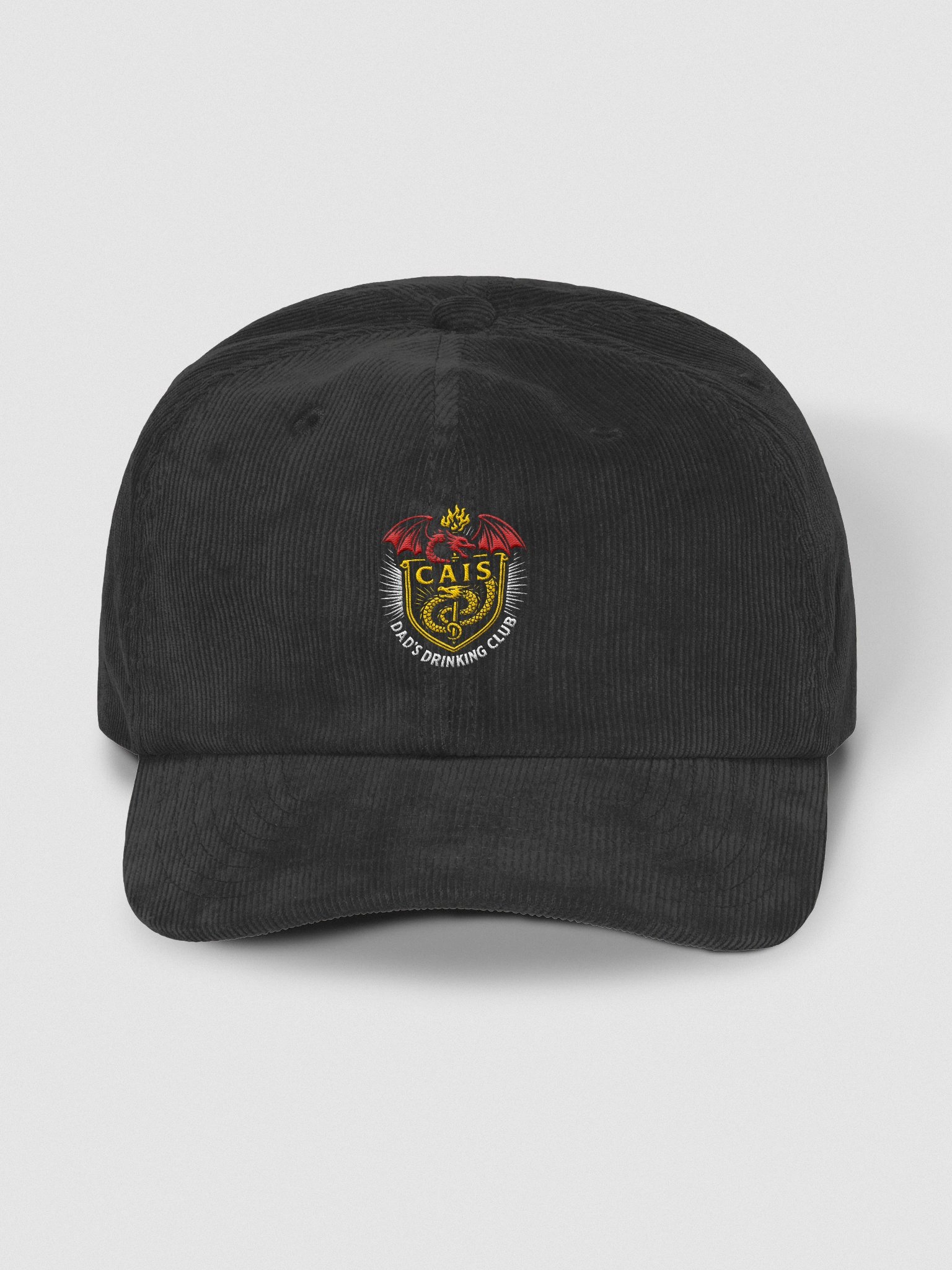 Corduroy Embroidered Hat product image (1)