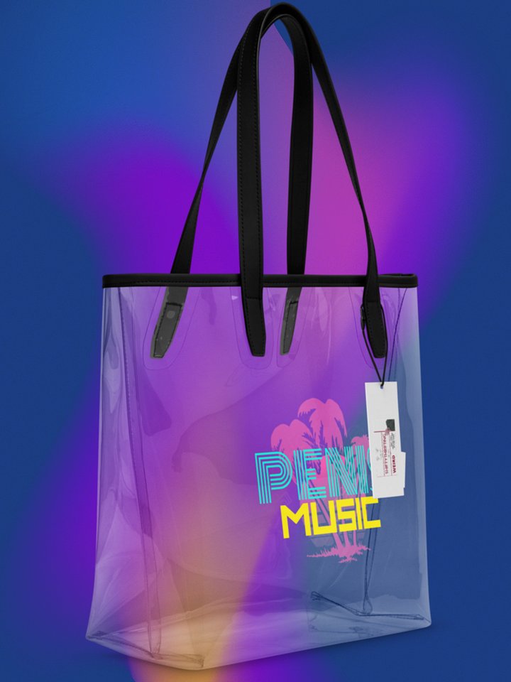 Penis Music clear tote product image (1)