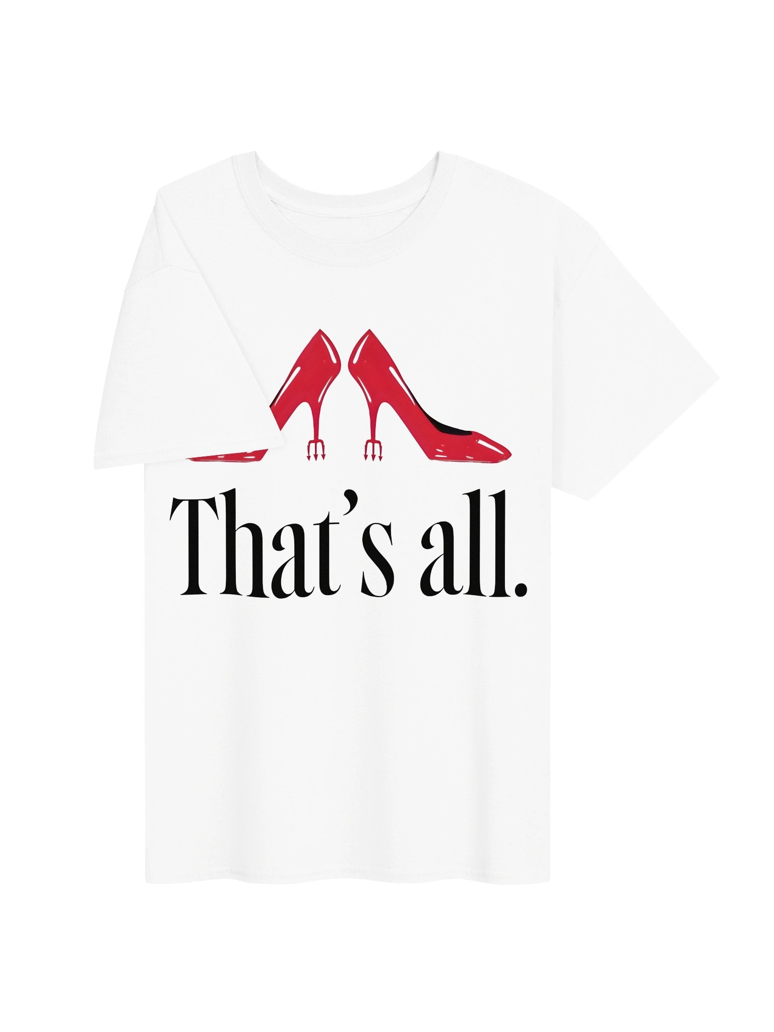 Red Stiletto Heel Statement Tee product image (3)