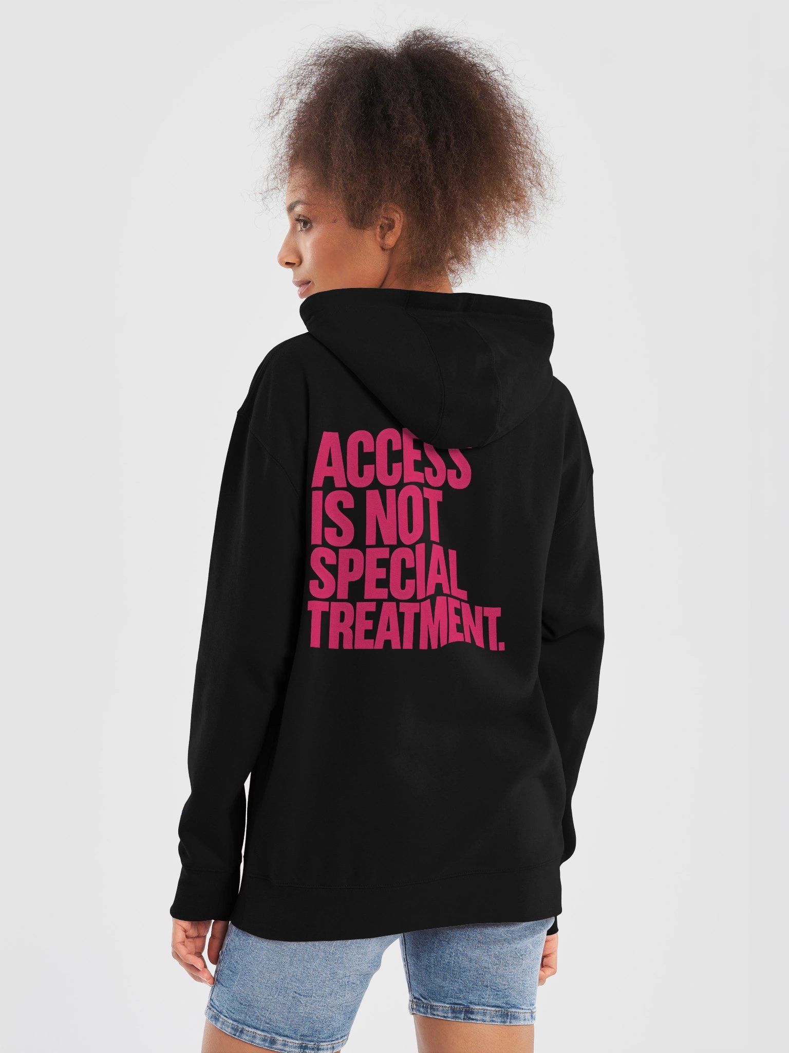SEEN | Access Is Not Special Treatment Unisex Premium Hoodie product image (6)