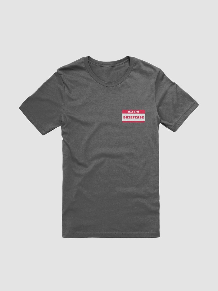 Hi I'm Briefcase Name Tag Shirt product image (1)