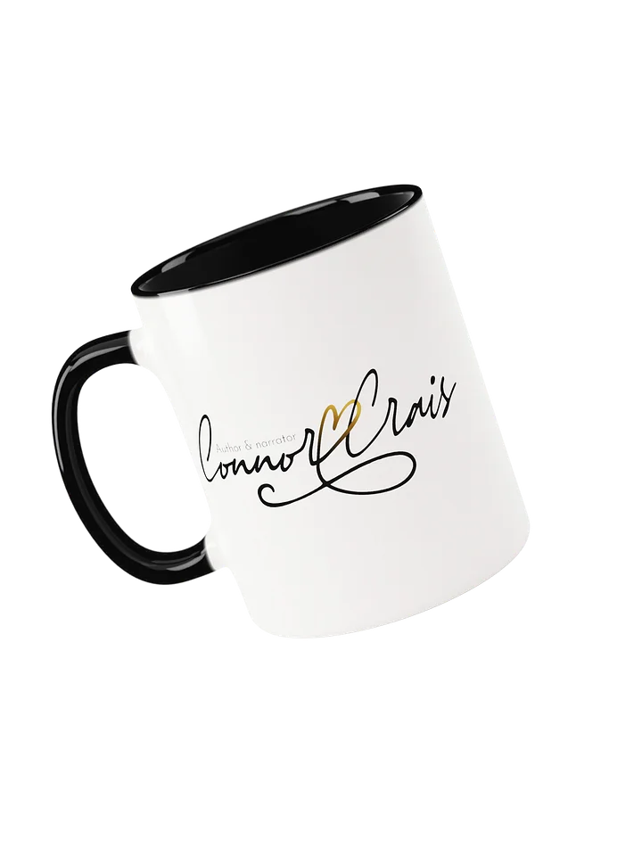 Connor Crais Branded Mug (White/Black) product image (1)