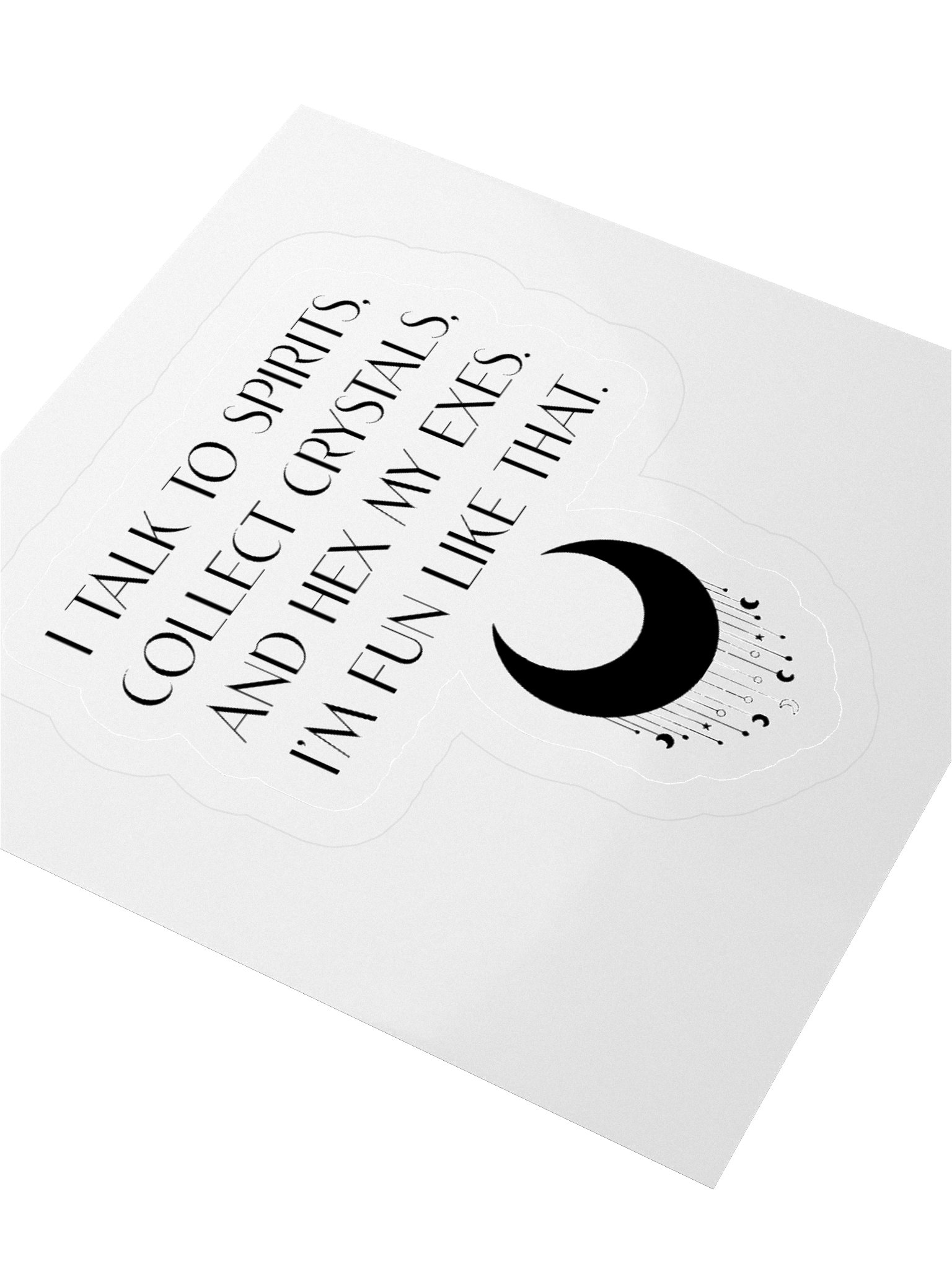 I Talk to Spirits Sticker product image (3)