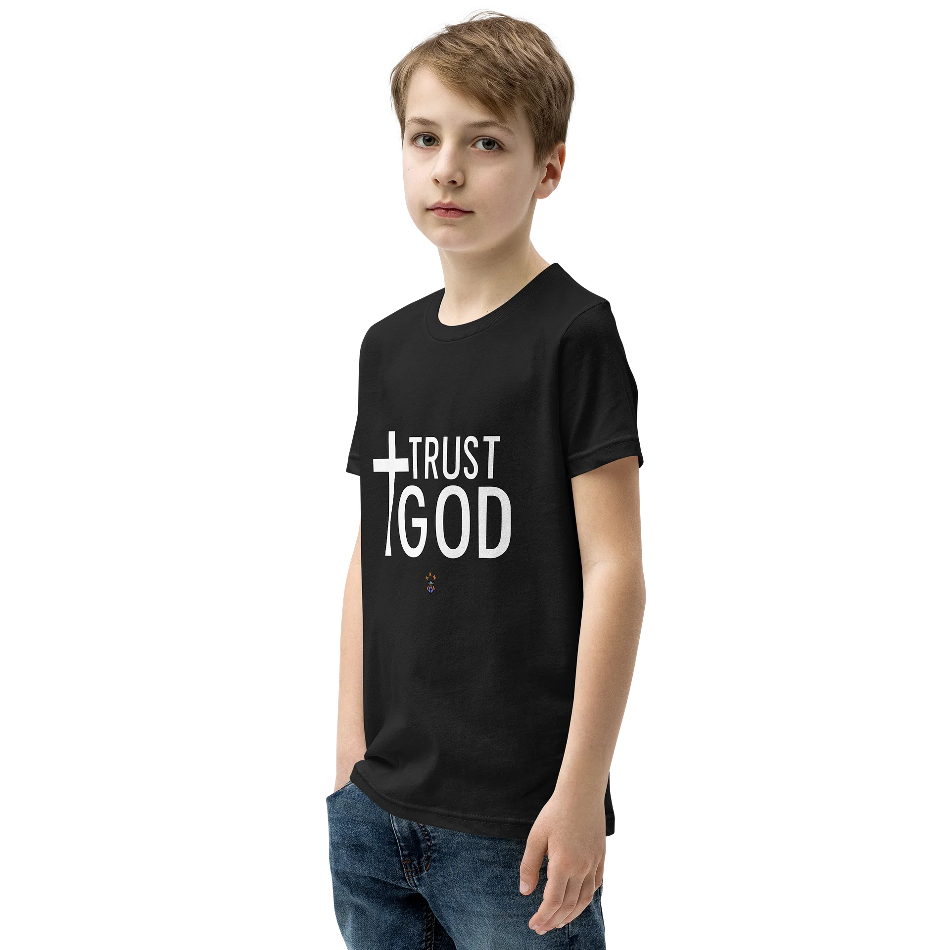 Kids - Trust God with Cross T-shirt product image (6)