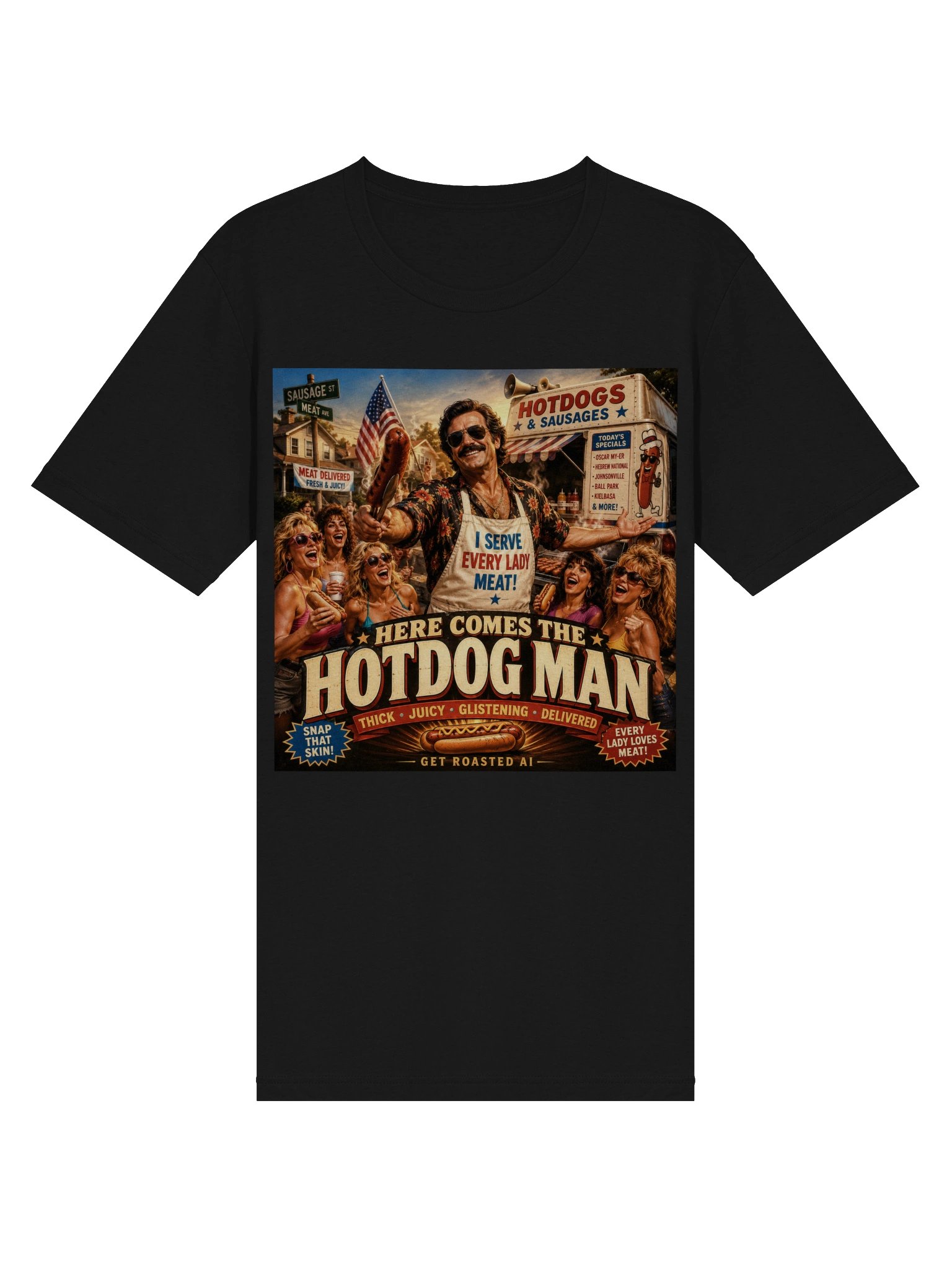 Here Comes The Hotdog Man - Ultra-Soft Triblend T-Shirt product image (12)