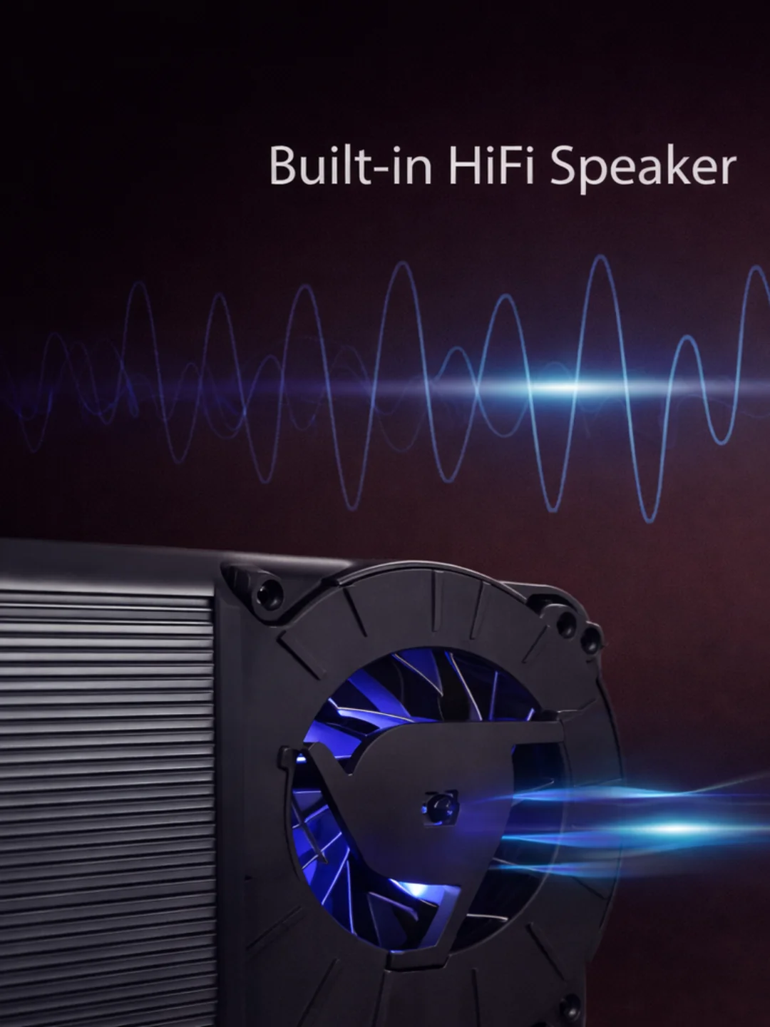Portable Mini Projector 1080P HD WiFi Bluetooth – Home Theater & Outdoor Movie Compatible product image (4)