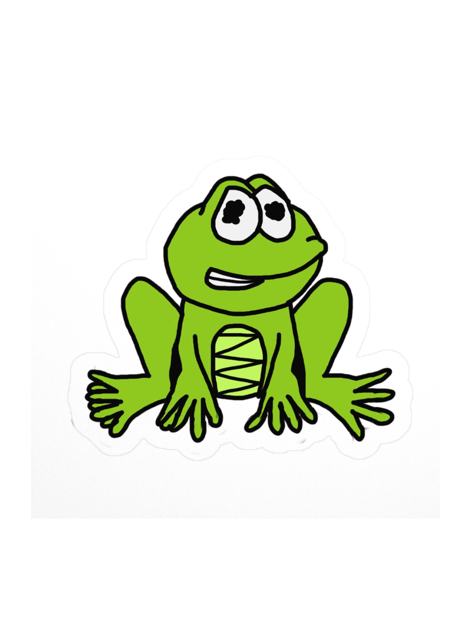 Never Frogit | Sticker product image (1)