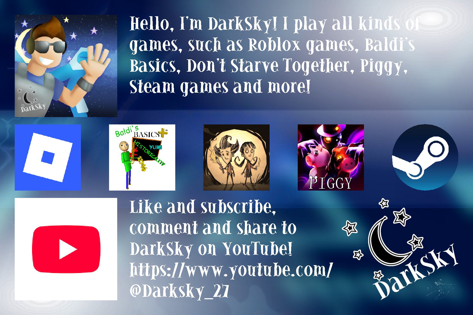 DarkSky's Free Postcard Printable product image (1)