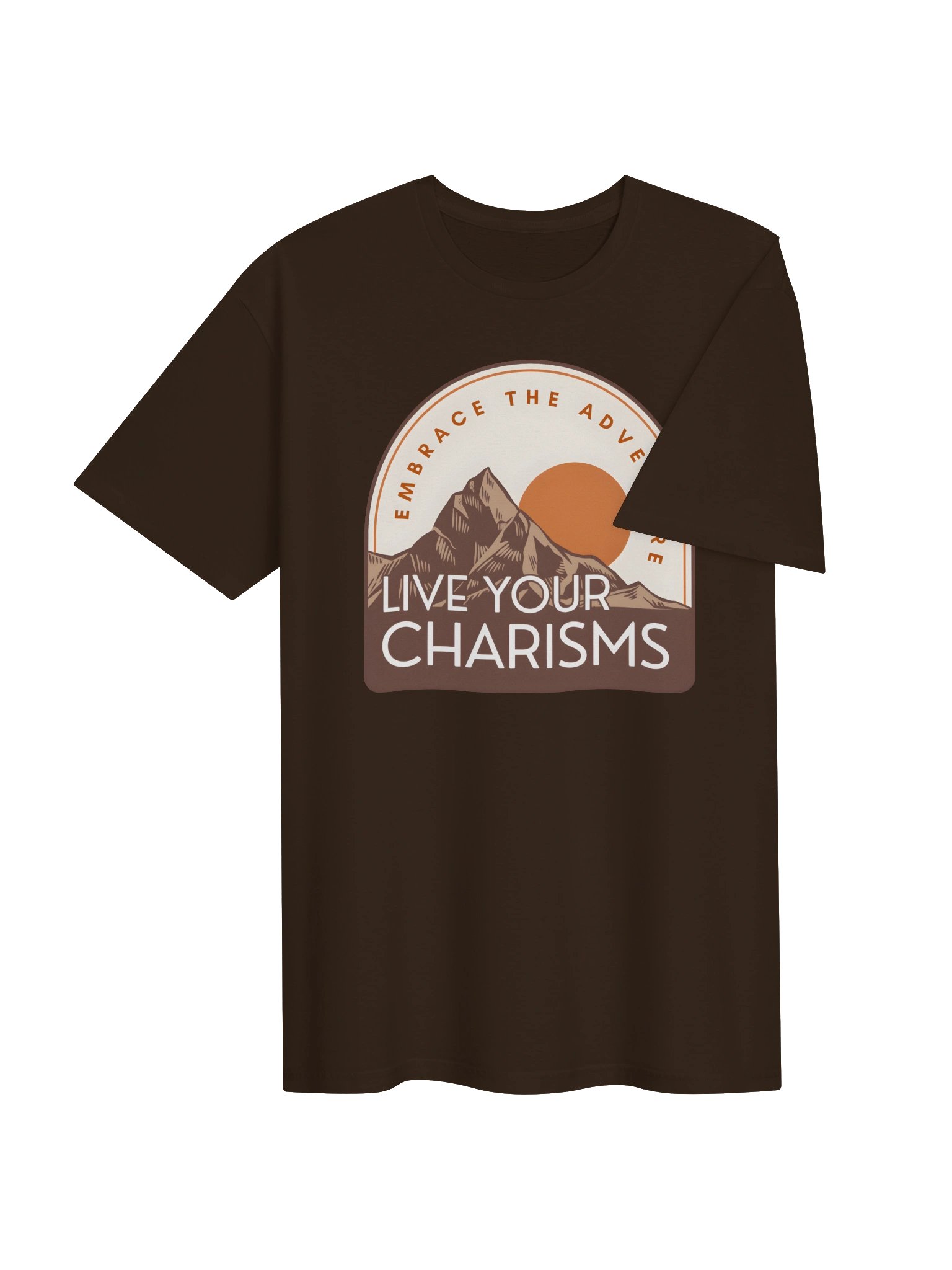 Live Your Charisms Tee - Brown product image (4)