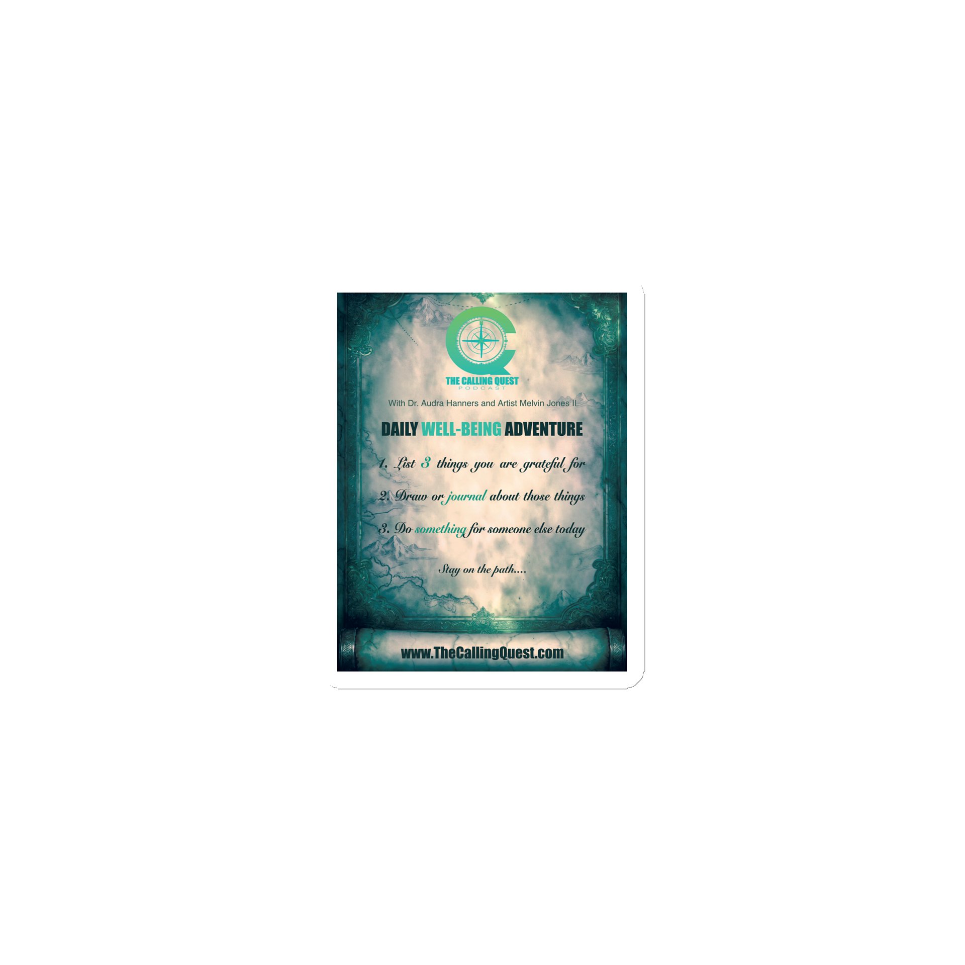 The Calling Quest Daily Well-Being Adventure Magnet product image (1)