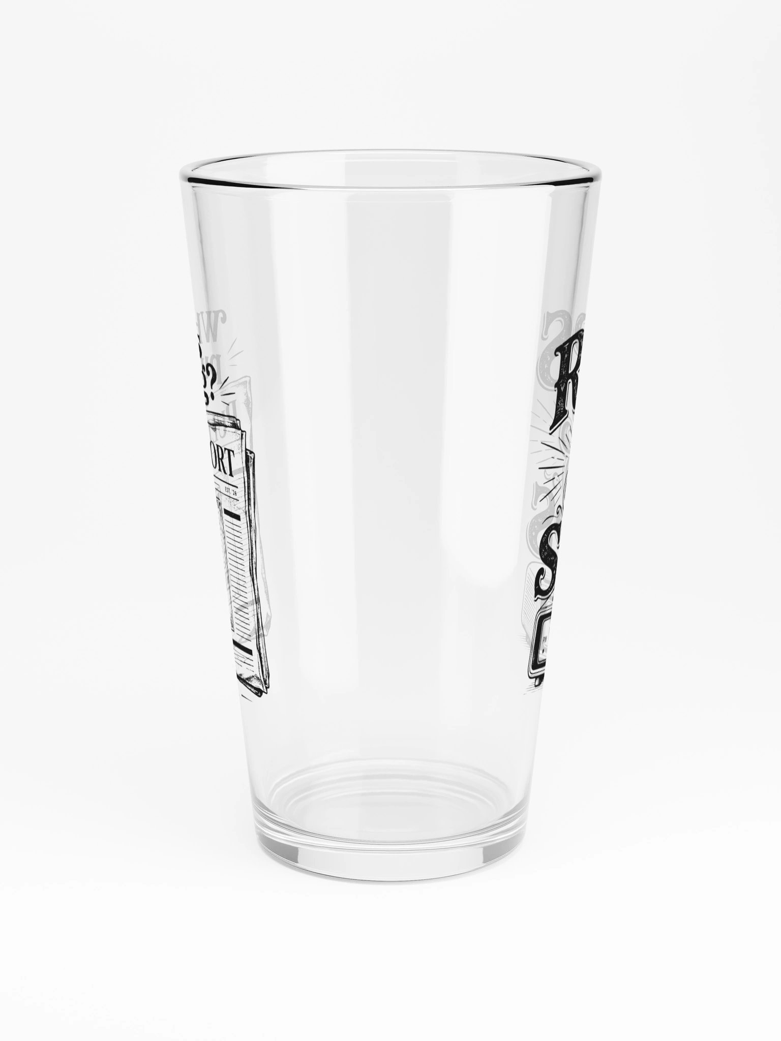 The Daily Pour Pint Glass product image (4)