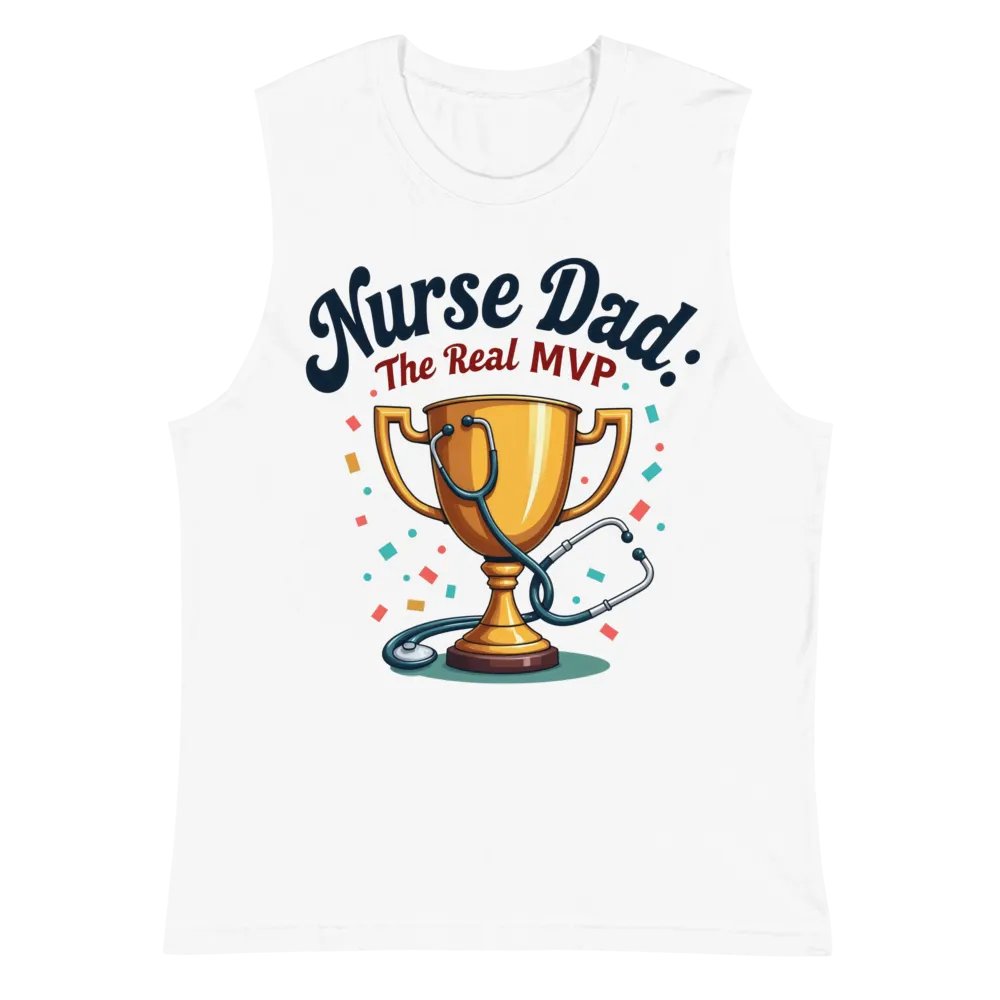 Nurse Dad MVP Trophy Muscle Tank product image (2)