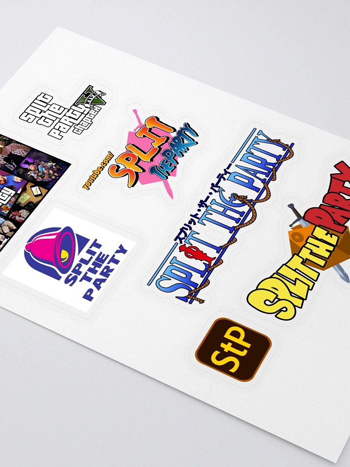 Copy of Variety Pack Parody Logos - Kiss Cut Sticker Sheet product image (2)