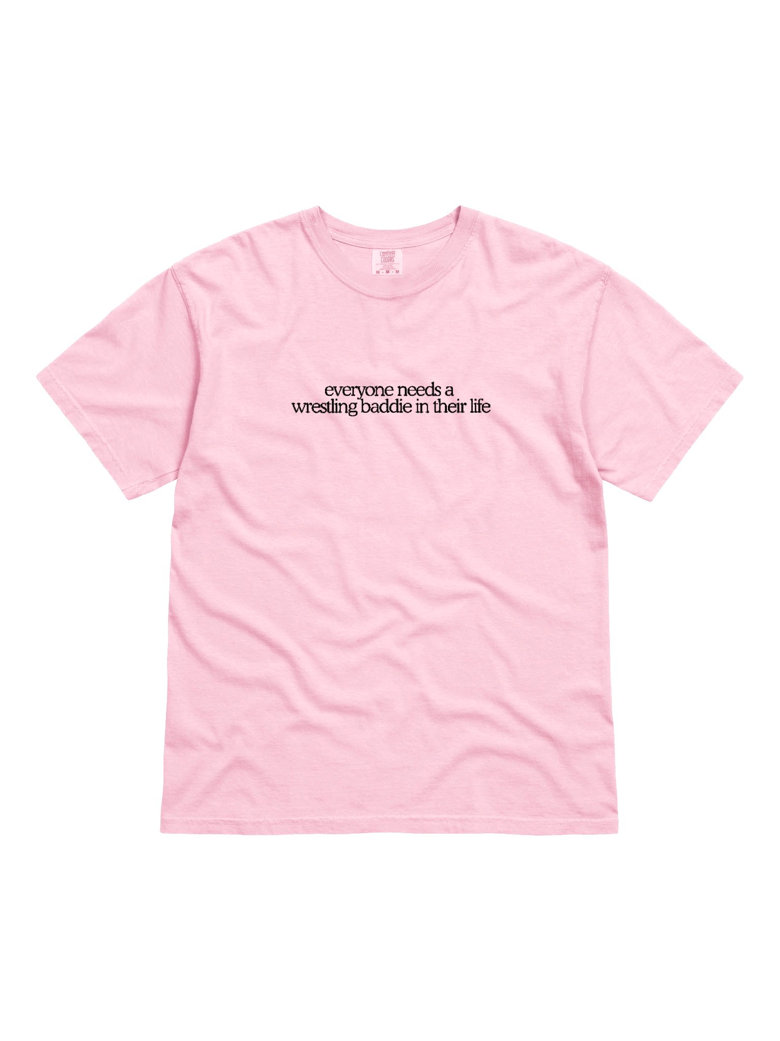 Everyone Needs A Wrestling Baddie In Their Life Embroidered Short Sleeved T-Shirt product image (23)