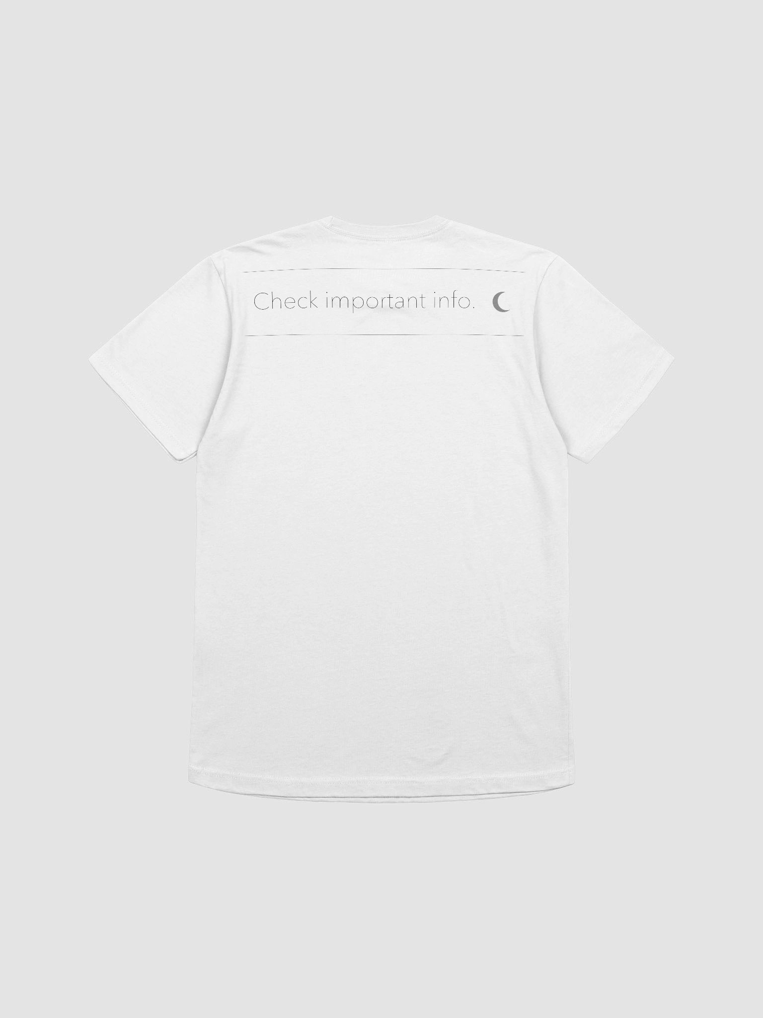 NatGPT: Check Important Info - White Tee product image (4)