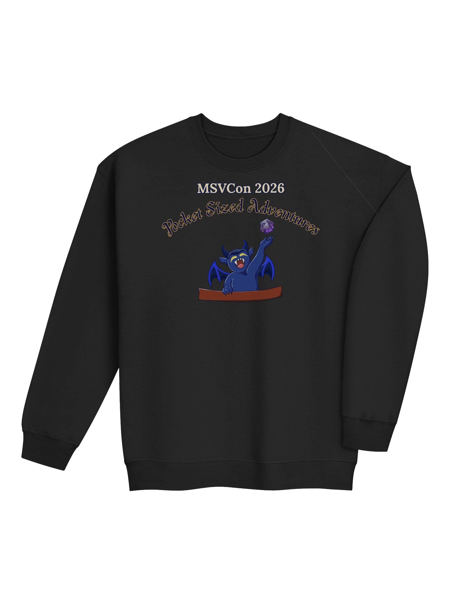 MSVCon 2026: Pocket Sized Adventures Crewneck Sweatshirt product image (4)