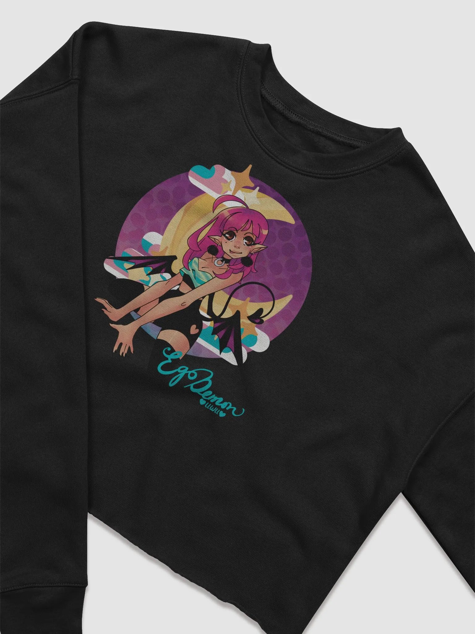 Cute Demon Crop Sweater product image (2)