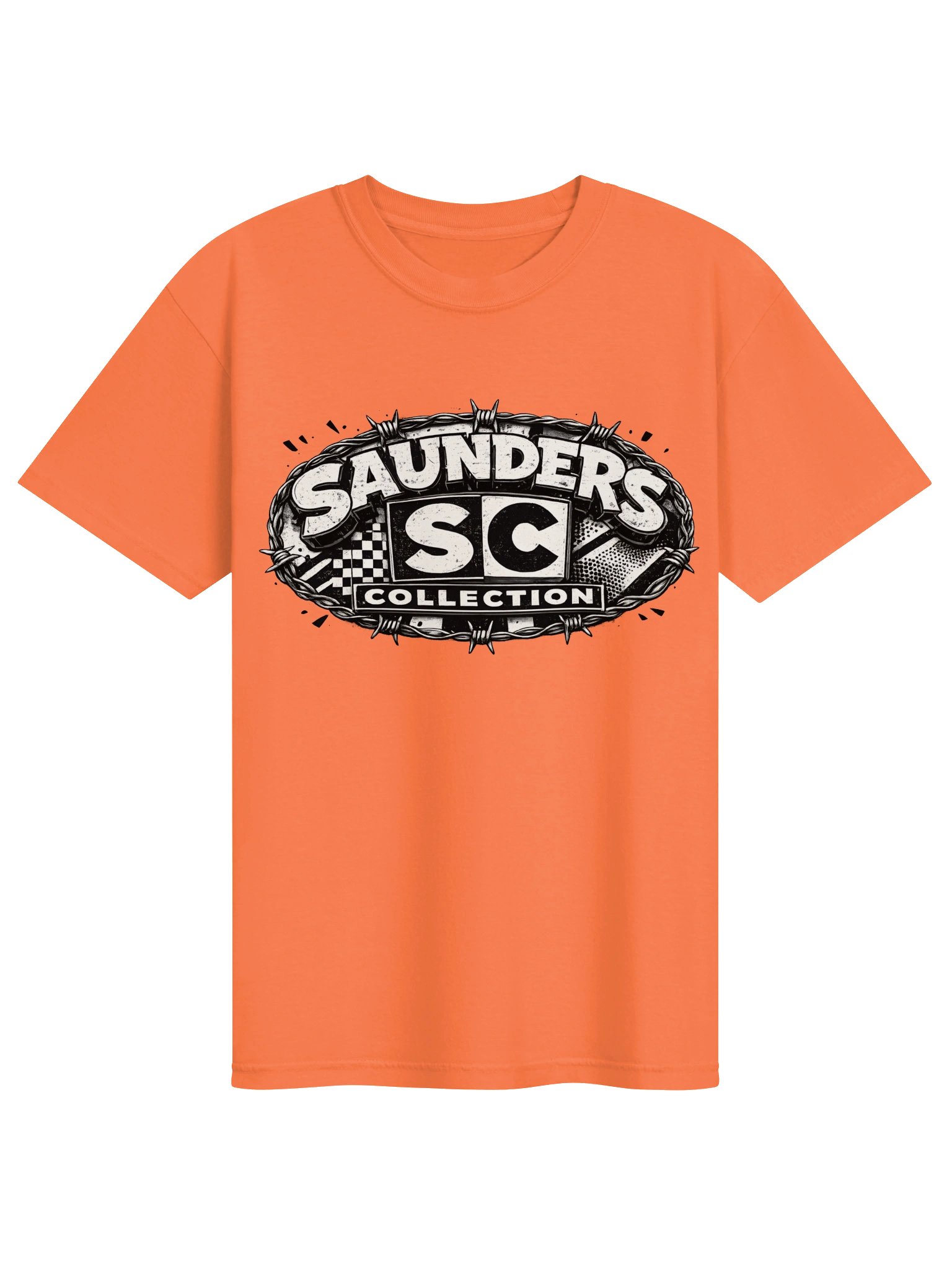 Saunders SC Barbed Wire Logo Tee product image (57)