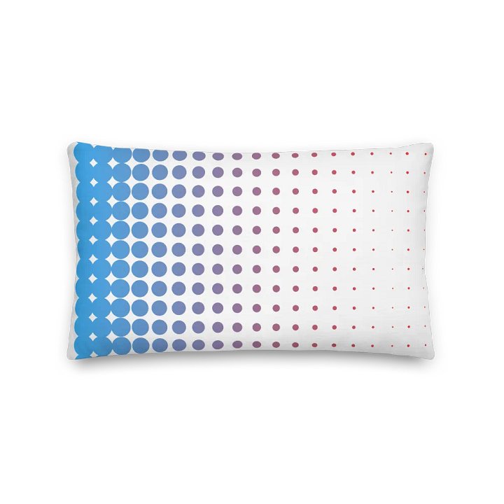 Plot Matrix Pillow (Blue) product image (2)