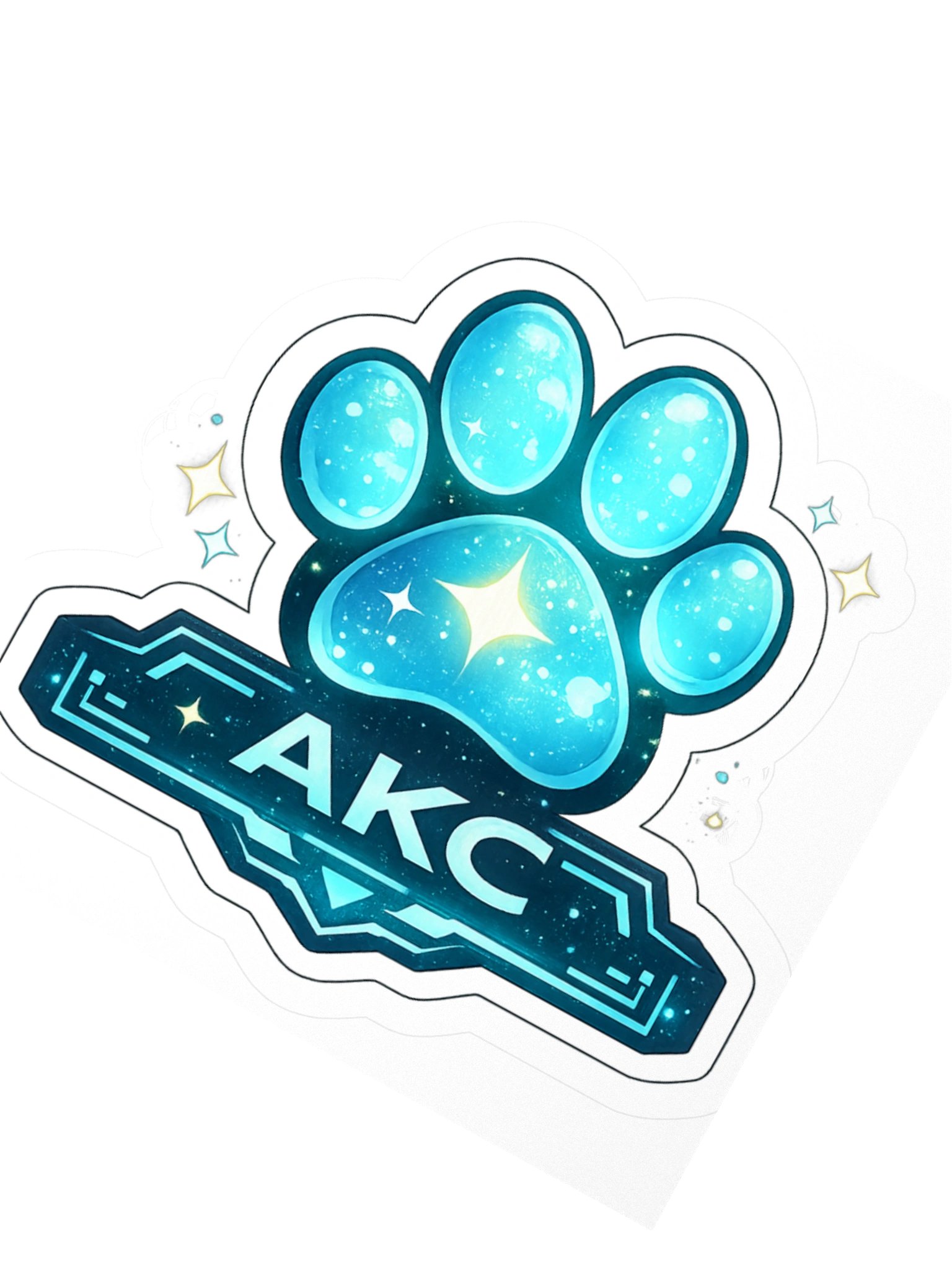 • AKC // Emblem Paw Print Sticker | Glimmerkit Series product image (2)