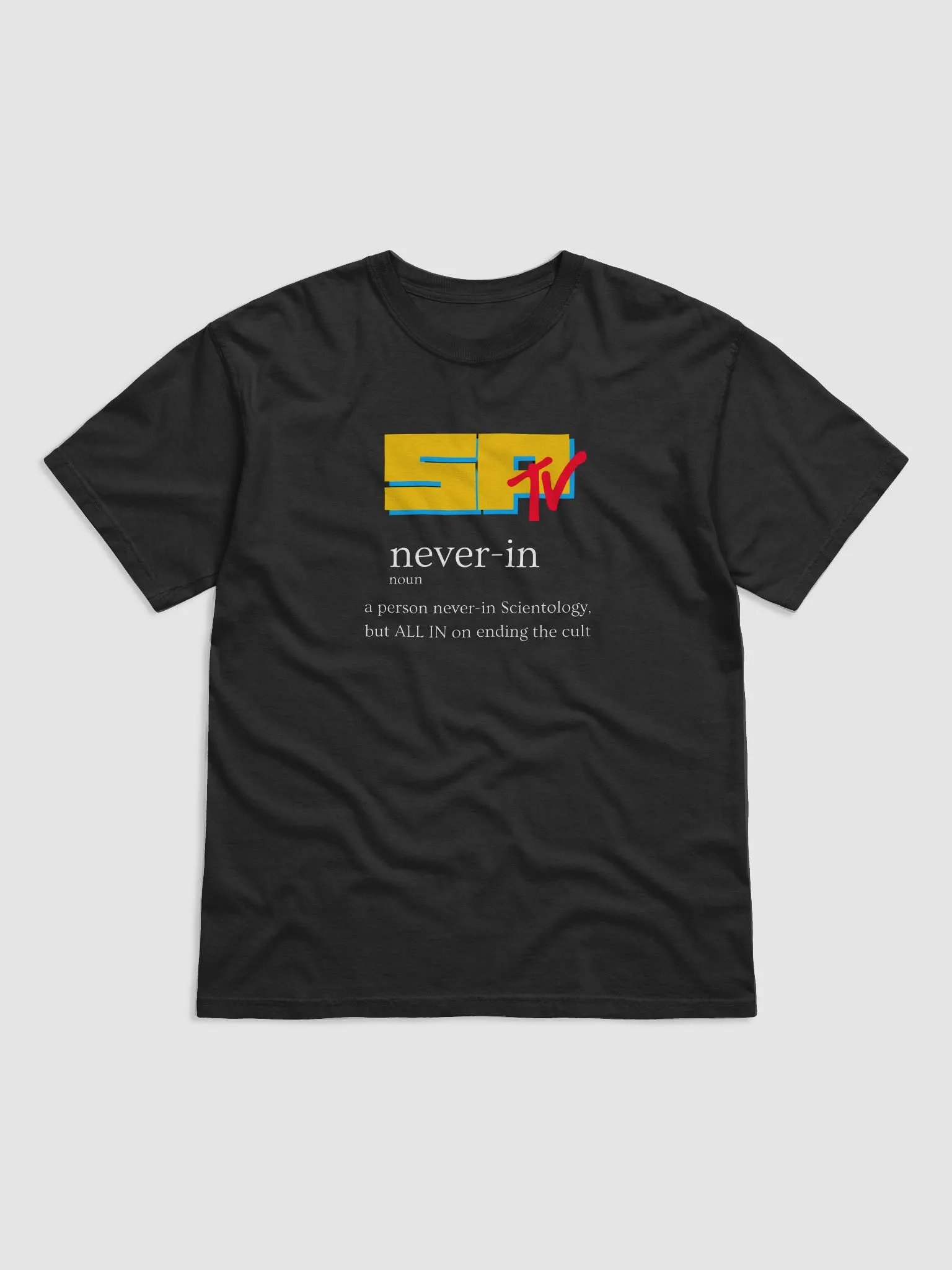 SPTV never-in T-shirt Men's Black product image (1)