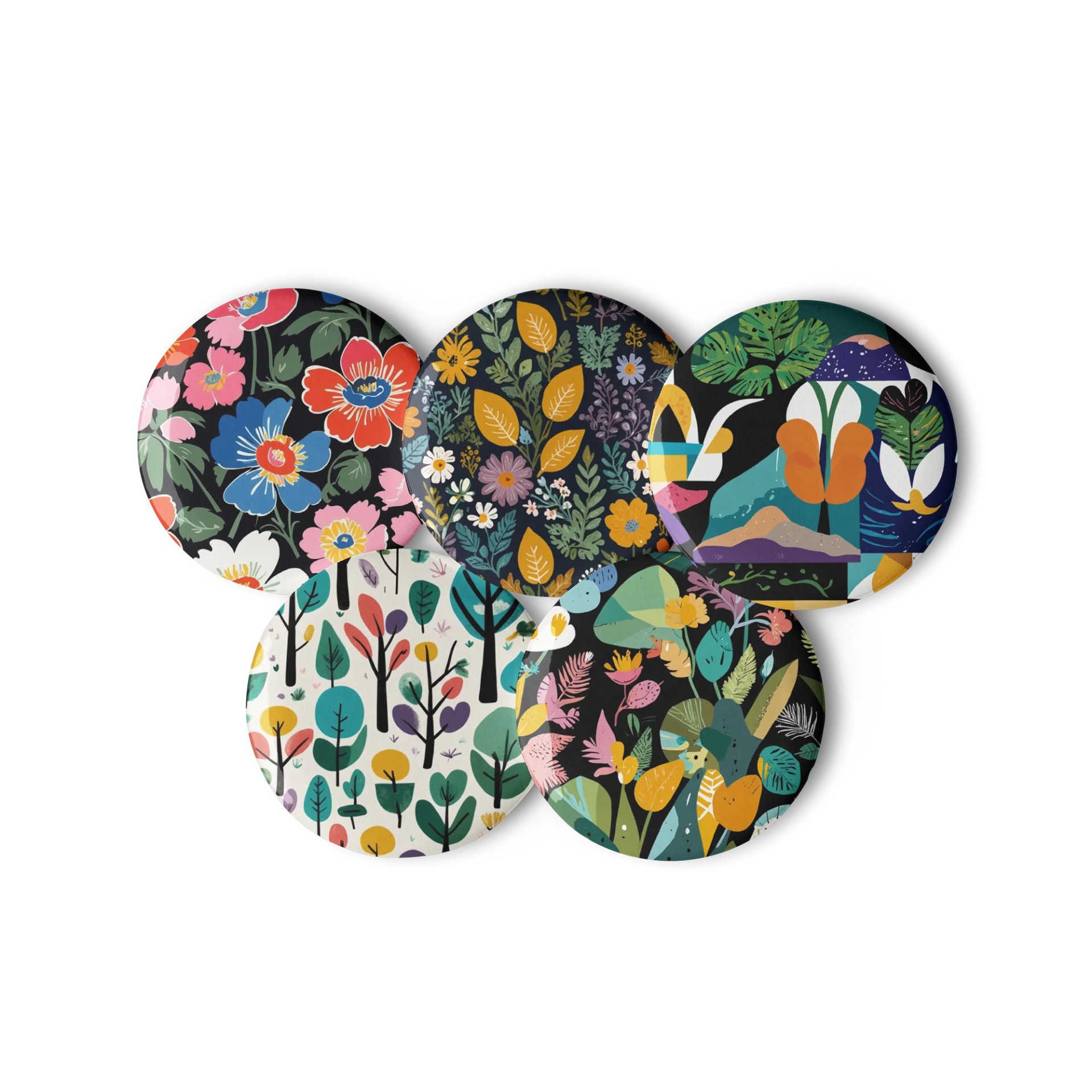 Whimsical Botanical Delight Pin Set product image (2)