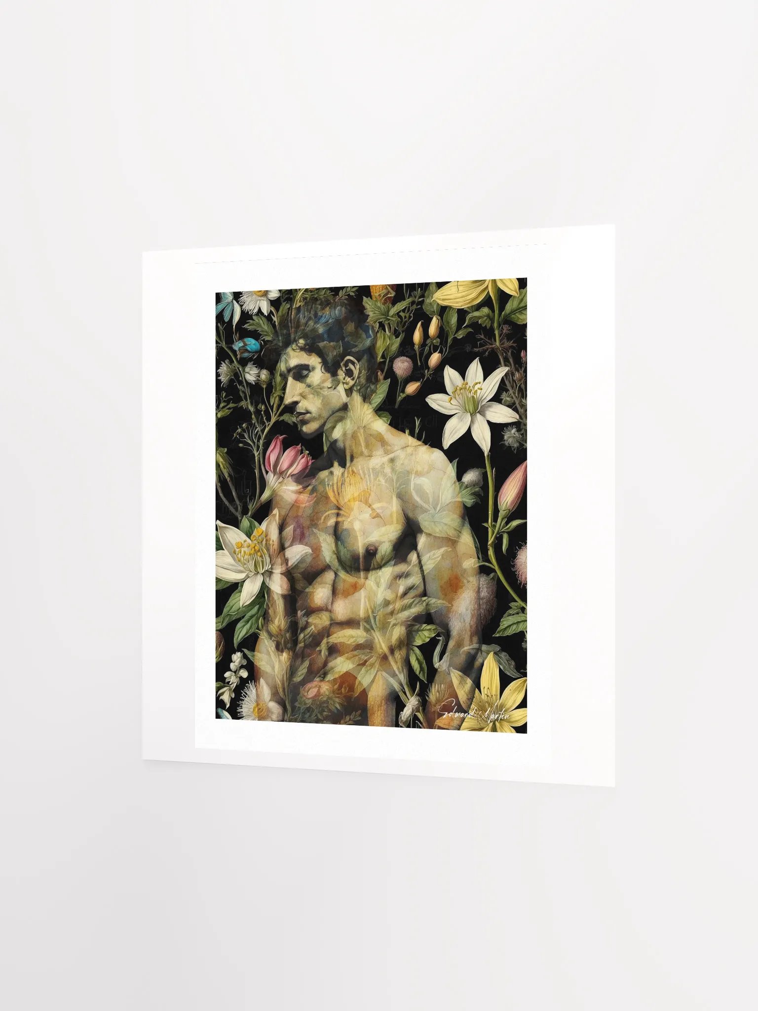 'West of Eden' by Edward Martin : Floral Fusion Matte Poster product image (3)