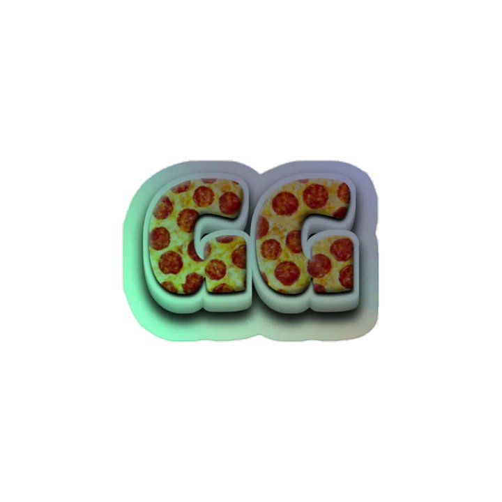 Holographic GG Sticker product image (1)