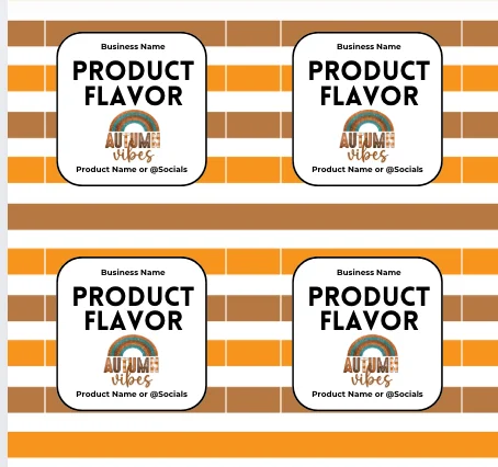 Autumn Joy Label Template Bundle product image (6)