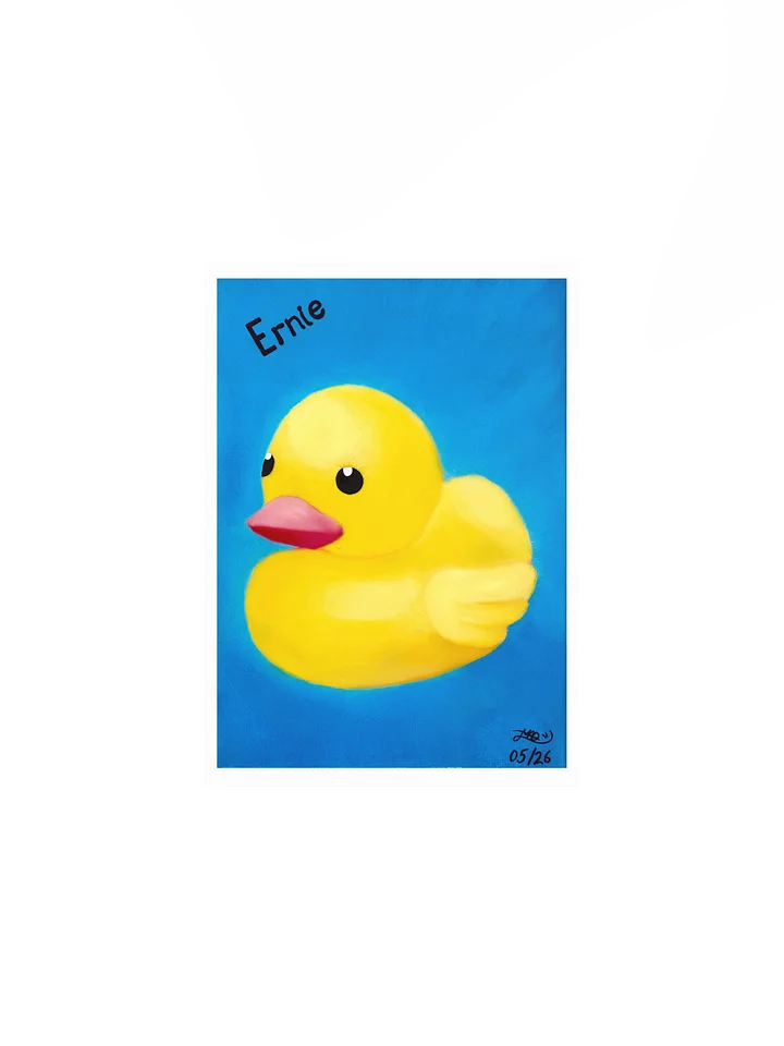 ERNIE The RUBBER DUCKIE(Poster Print) product image (1)
