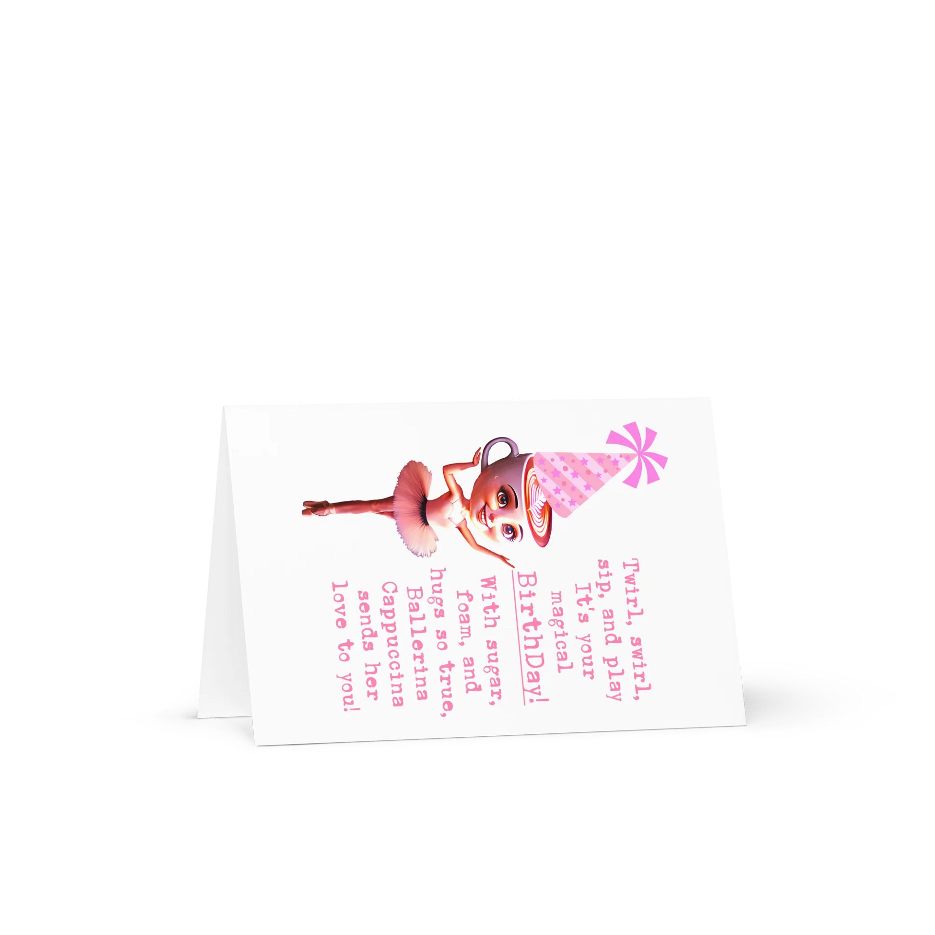 Ballerina Cappuccina Birthday Card product image (1)