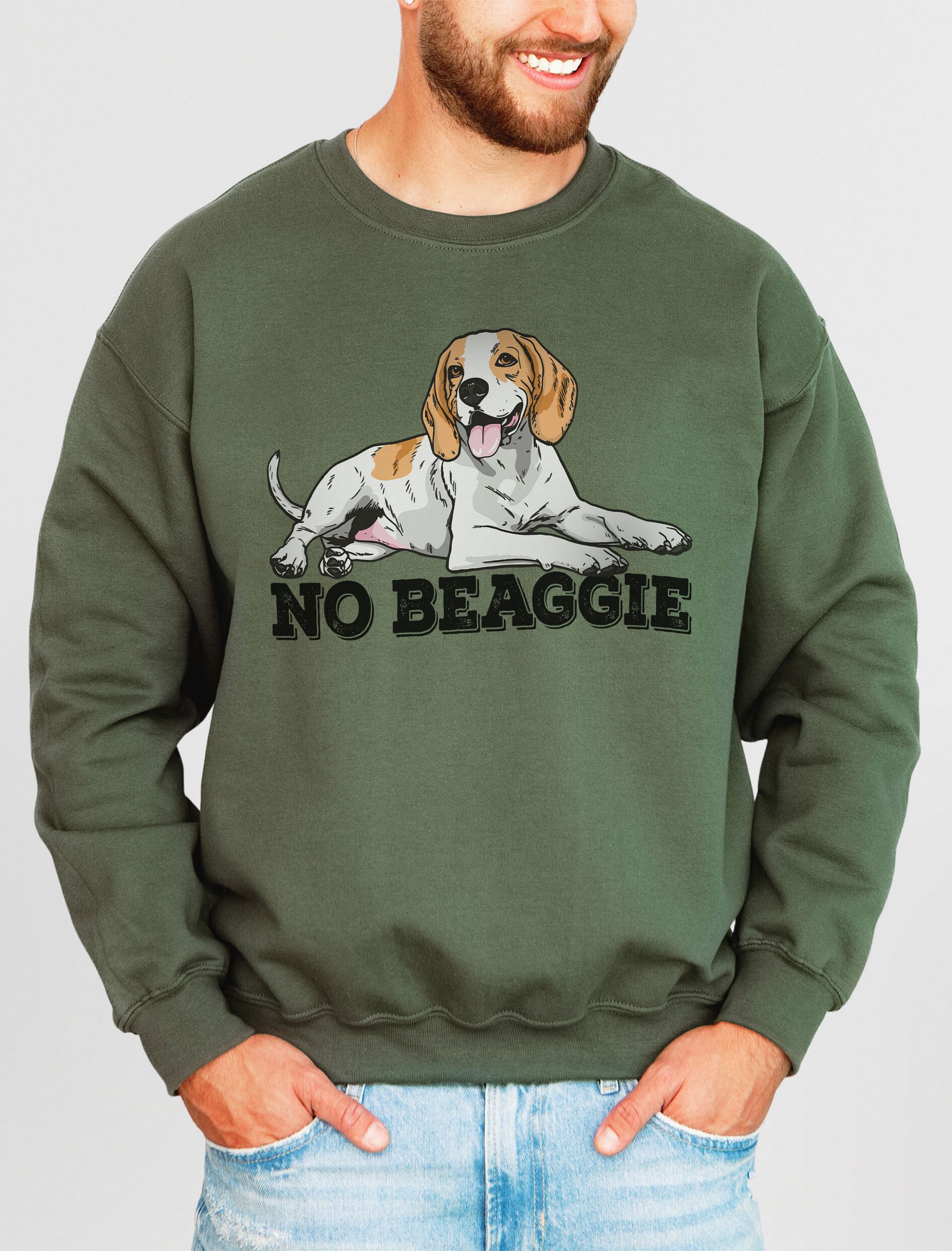 No Beaggie Sweatshirt of a Beagle | Funny Shirt for Beagle Paw-rents product image (2)