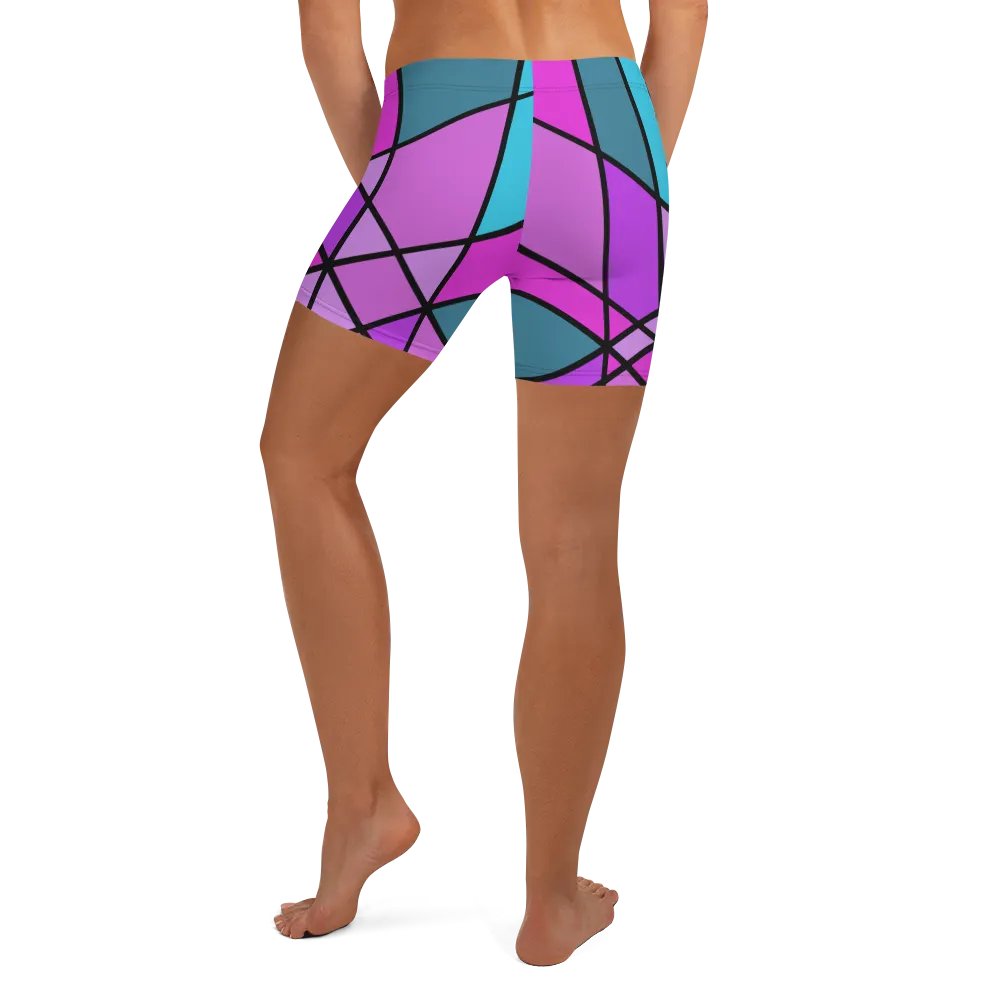 Modern Cool Multi-Colored Geometric Shorts product image (3)