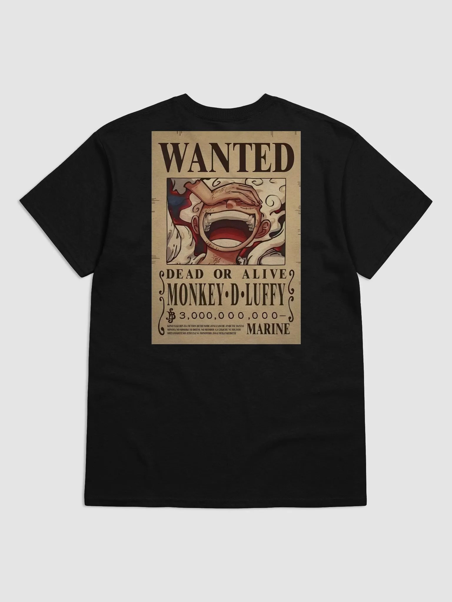 One Piece – Luffy Gear 5 x Wanted Poster T-Shirt product image (5)
