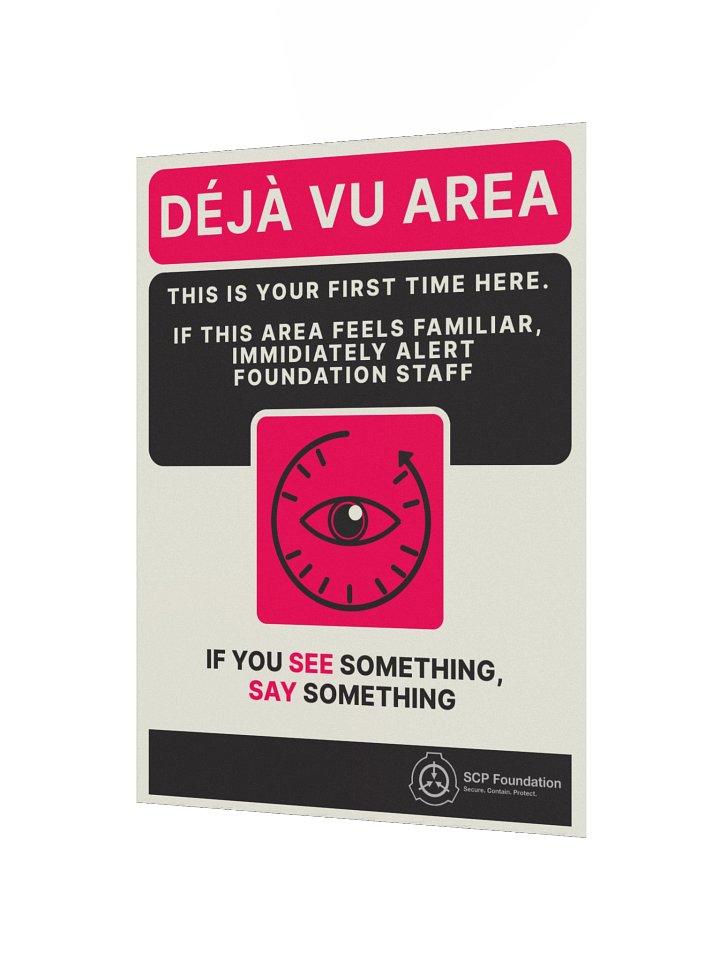 DEJA VU AREA Poster product image (2)