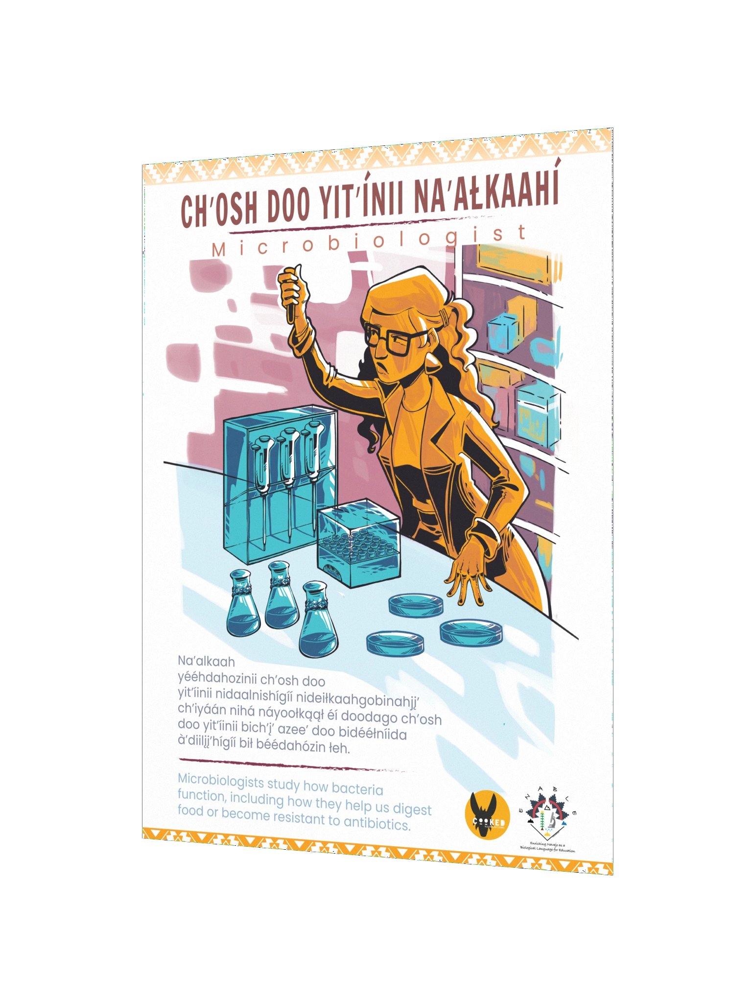 Microbiologist Poster - Information Poster product image (2)