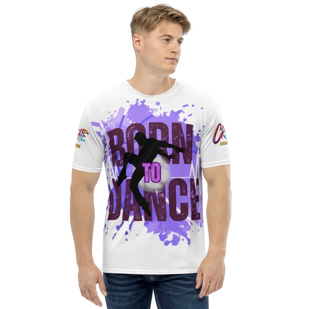 Born to Dance His Silhouette Dynamic Huge Print T-Shirt product image (2)