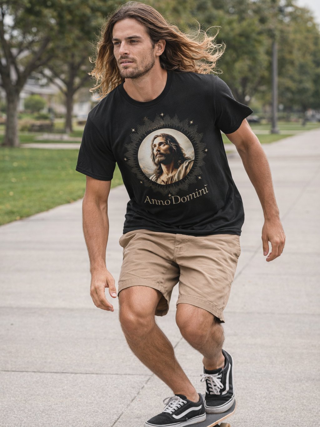 Year of Our Lord T-Shirt, Latin Anno Domini Jesus Tee, Christian Faith Sacred Design Shirt product image (38)