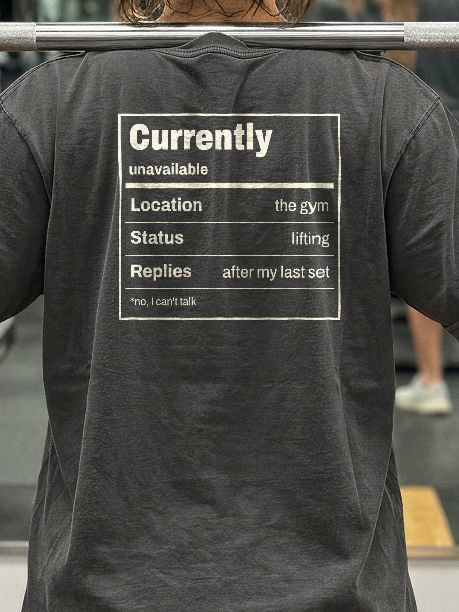 Currently Unavailable Oversized Gym Tee | Pump Cover product image (4)