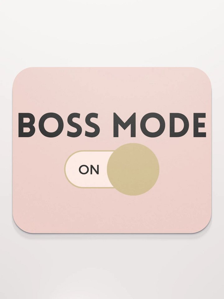 Boss Mode Mouse Pad - Pink product image (2)