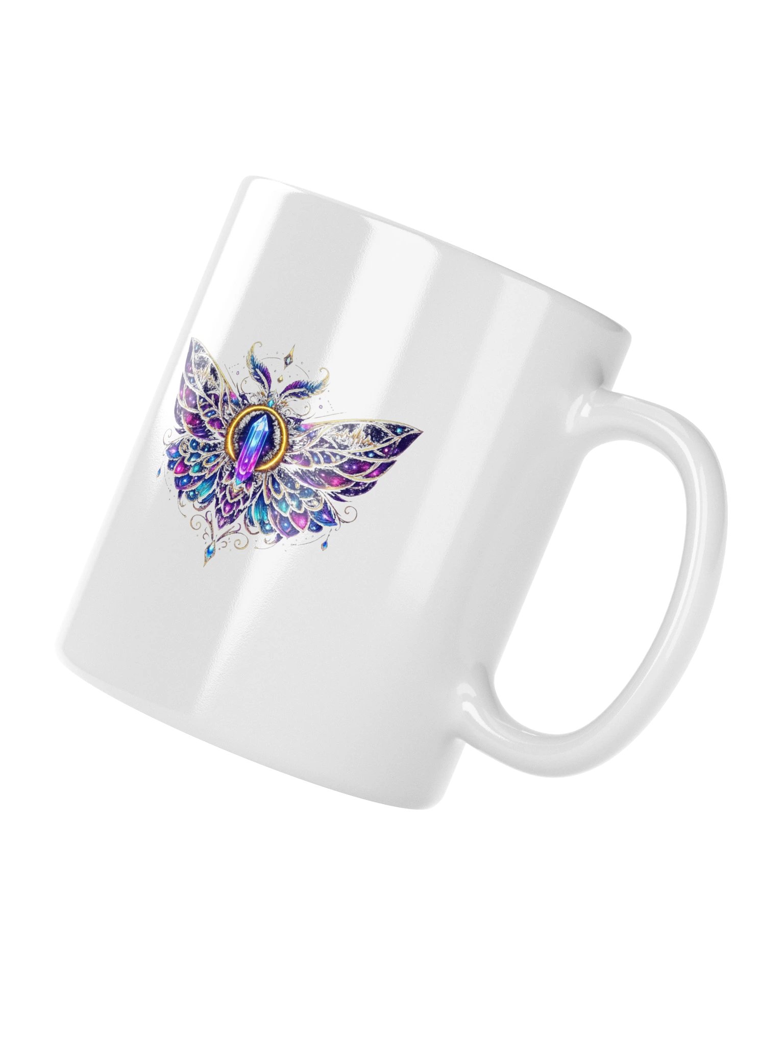 Celestial Crystal Moth — Mug product image (4)