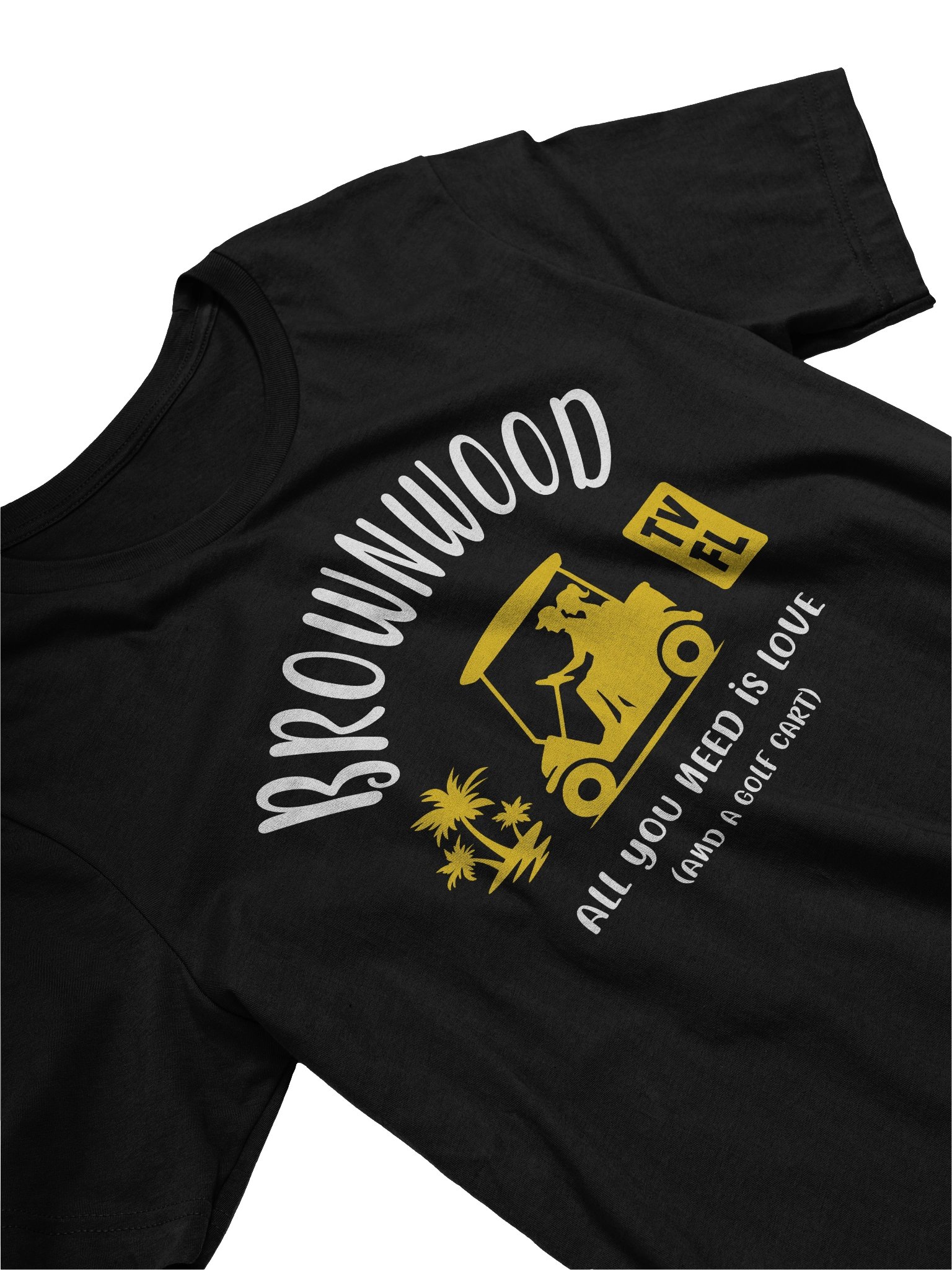 Brownwood TV Florida USA Golf Cart Design T-shirt product image (20)